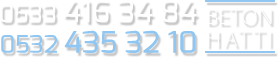 Has Man Beton İletişim, Telefon, Faks, Adres, ePosta, eMail